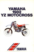 Yamaha YZ Motocross brochure 1982