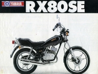 Yamaha RX 80 SE brochure 1982