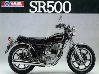 Yamaha SR 500 brochure 1982