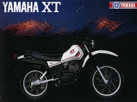 Yamaha XT Models brochure 1983