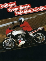 Yamaha XJ 600 brochure 1984