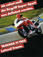 Yamaha FJ 1100 brochure 1984