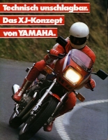 Yamaha XJ brochure 1984