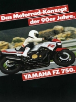 Yamaha FZ 750 brochure 1985