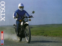 Yamaha XT 500 Prospekt 1986