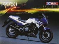 Yamaha FZ 750 brochure 1986