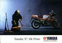 Yamaha Preisliste 1987