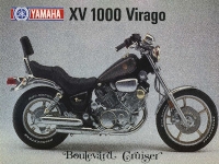 Yamaha XV 1000 Virago Boulevard Cruser Prospekt 1988