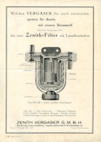 Zenith Filter Prospekt 10.1928