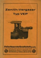 Zenith Vergaser Type VEP 11.1932