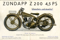 Preview: Zündapp Z 200 und Z 200 Luxus Prospekt 1929 Preview: Zündapp Z 200 und Z 200 Luxus Prospekt 1929