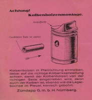 Zündapp Brief ca. 1931