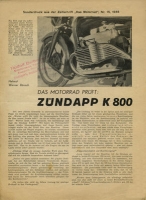 Zündapp K 800 Test 1935