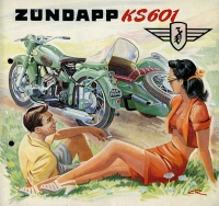 Zündapp KS 601 Prospekt ca.1951