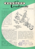 Preview: Zündapp Combinette Prospekt 1954 Preview: Zündapp Combinette Prospekt 1954