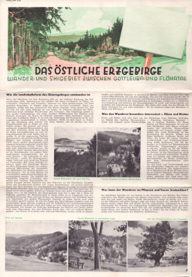 Östliche Erzgebirge Prospekt 1960