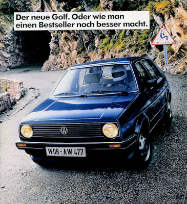 Motor-lit.de - VW Golf 2 Prospekt 8.1983