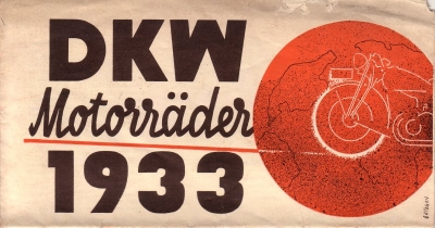 DKW Programm 1933