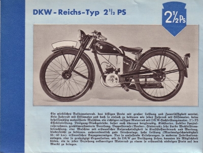 DKW Programm 1935