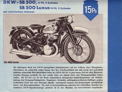 DKW Programm 1935