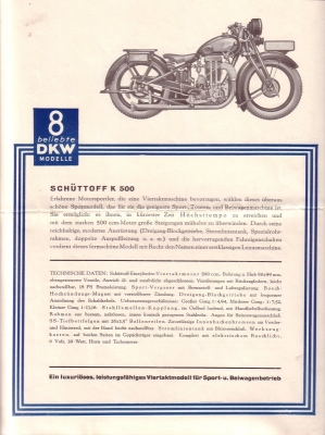 DKW Programm 1932