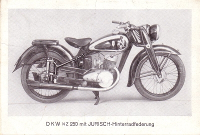 DKW Postkarte NZ 250 ca.1940