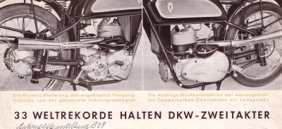 DKW SS 250/38 Prospekt 2.1938