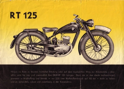 DKW RT 125 Prospekt 1940