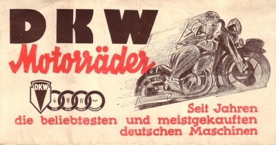 DKW Programm 3.1934