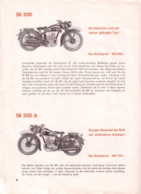 DKW Programm 1938