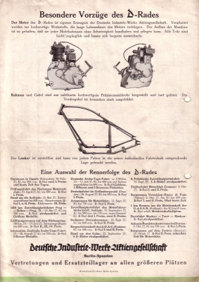 D-Rad Programm 1928