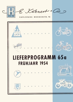 Fels Fahrrad Programm 1954