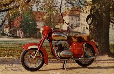 Jawa - CZ 250 brochure 1955