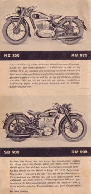 DKW Programm 9.1937