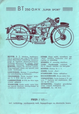 Bayliss Thomas program 1933