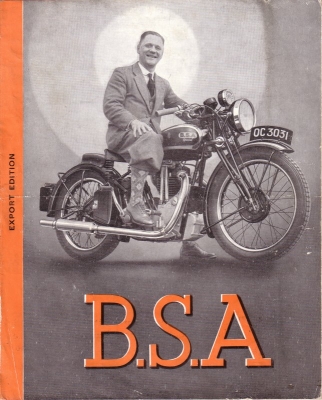 BSA Programm 10.1933