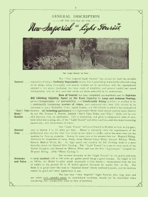 New Imperial Light Tourist Prospekt 1920