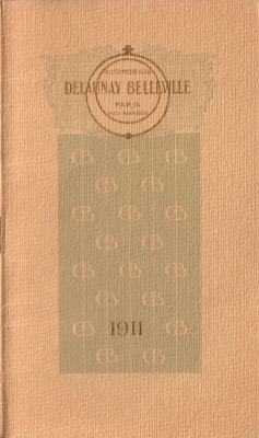 Delaunay Belleville program 1911