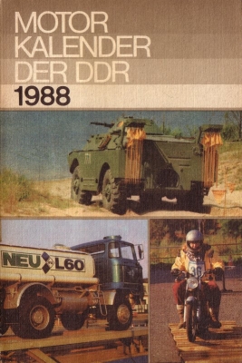 Motor-Kalender der DDR 1988