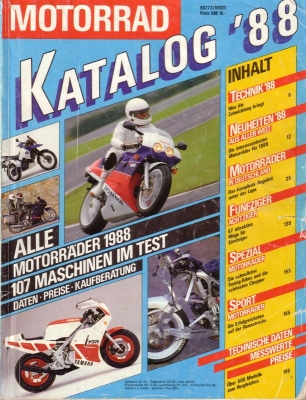 Motorrad Katalog 1988