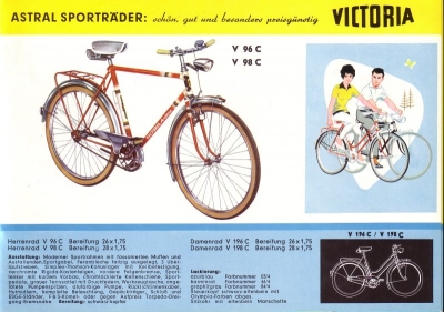 Victoria Fahrrad Programm 1962