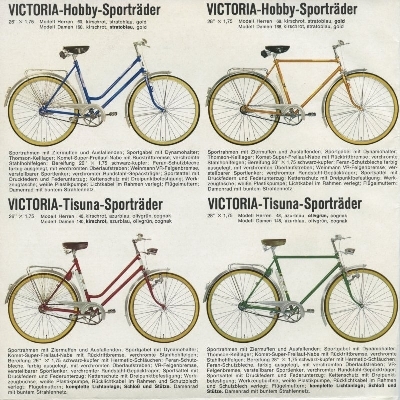 Victoria Fahrrad Programm ca. 1968