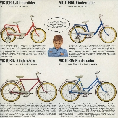 Victoria Fahrrad Programm ca. 1968