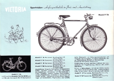 Victoria Fahrrad Programm II.1959