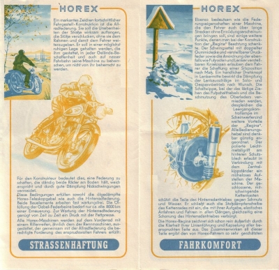 Horex Regina 350 Prospekt 1950