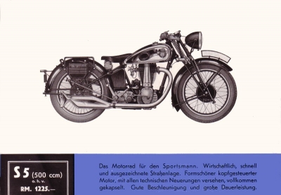 Horex Programm ca. 1938