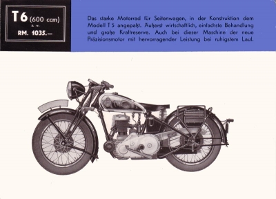 Horex Programm ca. 1938