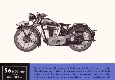 Horex Programm ca. 1938