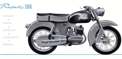 Horex Rebell 100ccm Prospekt 1956