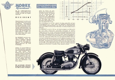 Horex Resident Prospekt 1955